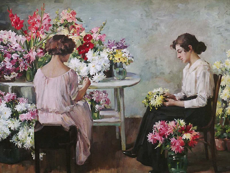 1862-Stanisław Wojciech Bergman - Fioraie